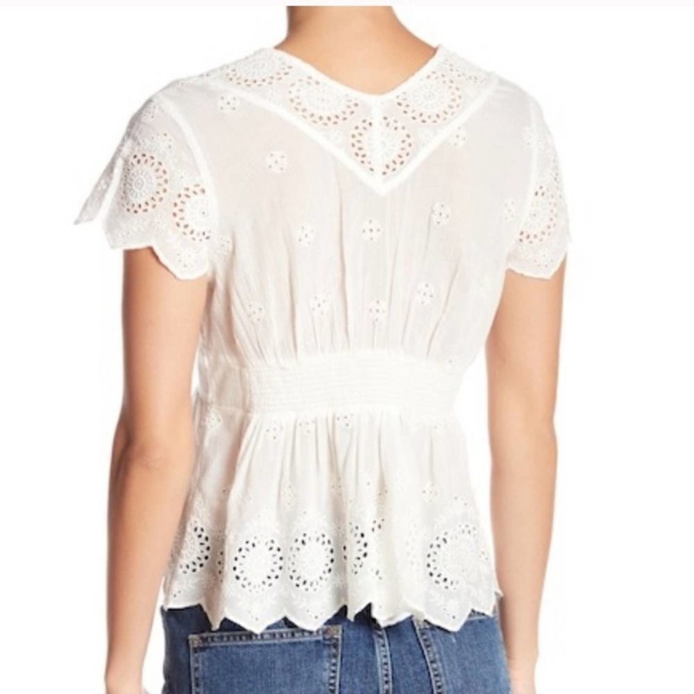 NWT Free People Truly Yours Top Ivory Medium - Picture 2 of 6